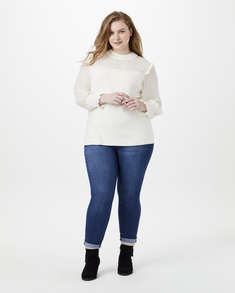 Plus size model with hourglass body shape wearing  by Ryan Wylde | Dia&Co | dia_product_style_image_id:146468